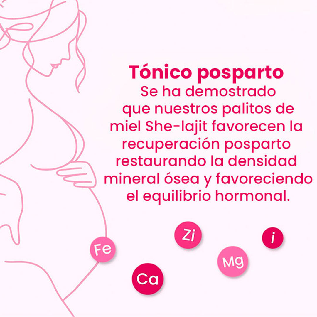 Palito de Miel Shilajit para Mujeres X30: 🌸Energía, belleza y bienestar natural en cada gota.