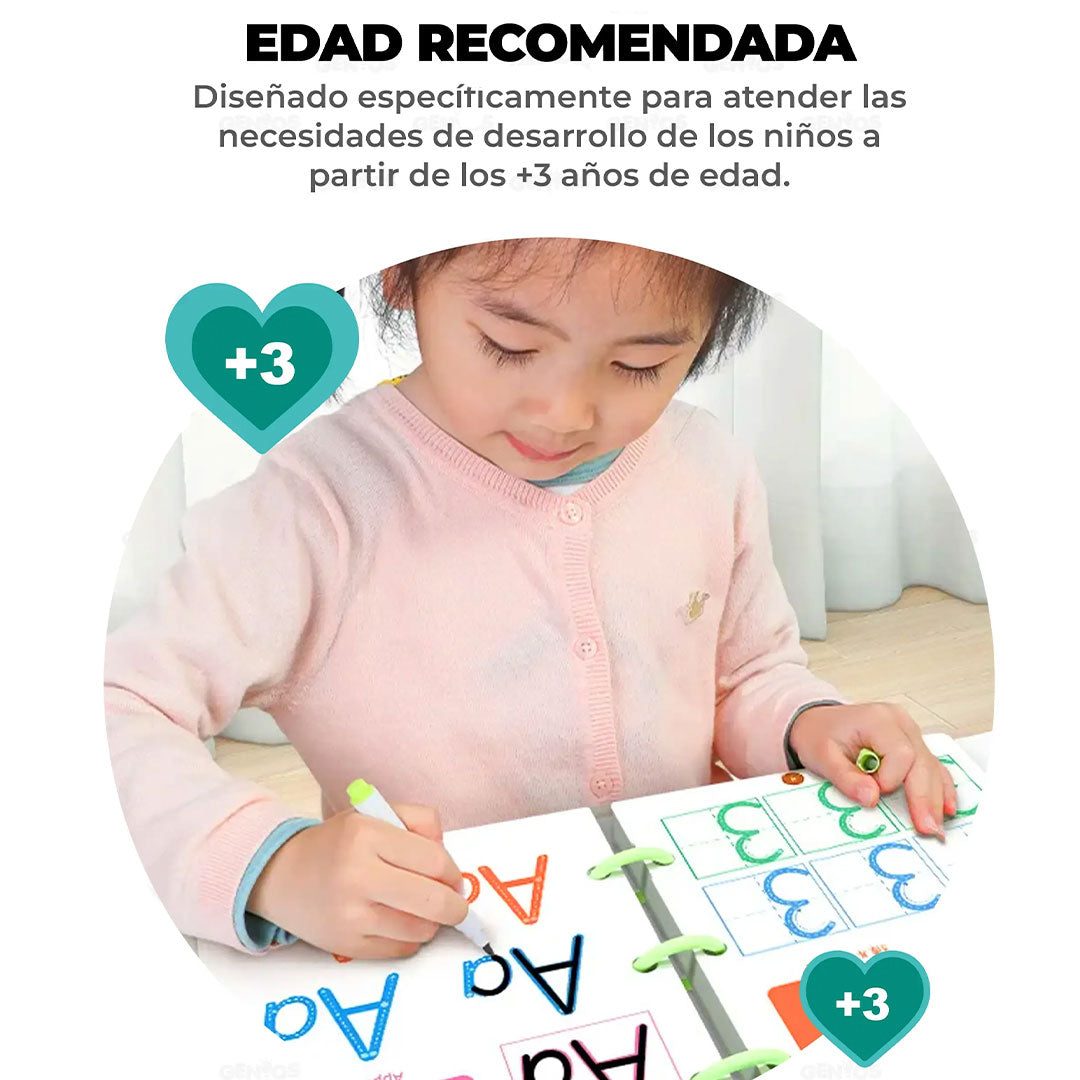 Libro de Actividades Reutilizable – Jugar, borrar y volver a crear sin parar📚📒