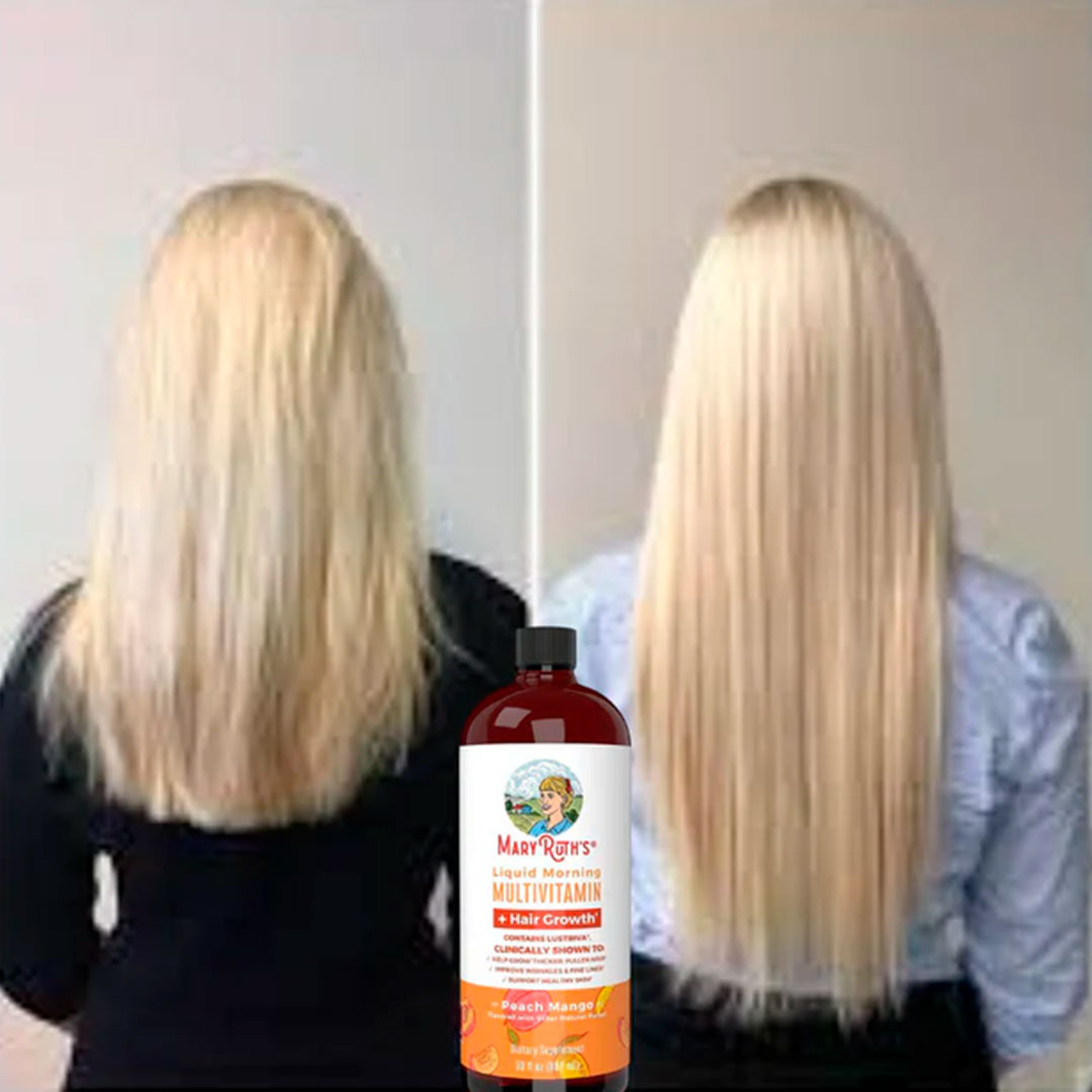 Multivitamínico Mary Ruth: Piel Radiante, Uñas y Cabello Fuertes ✨🧡