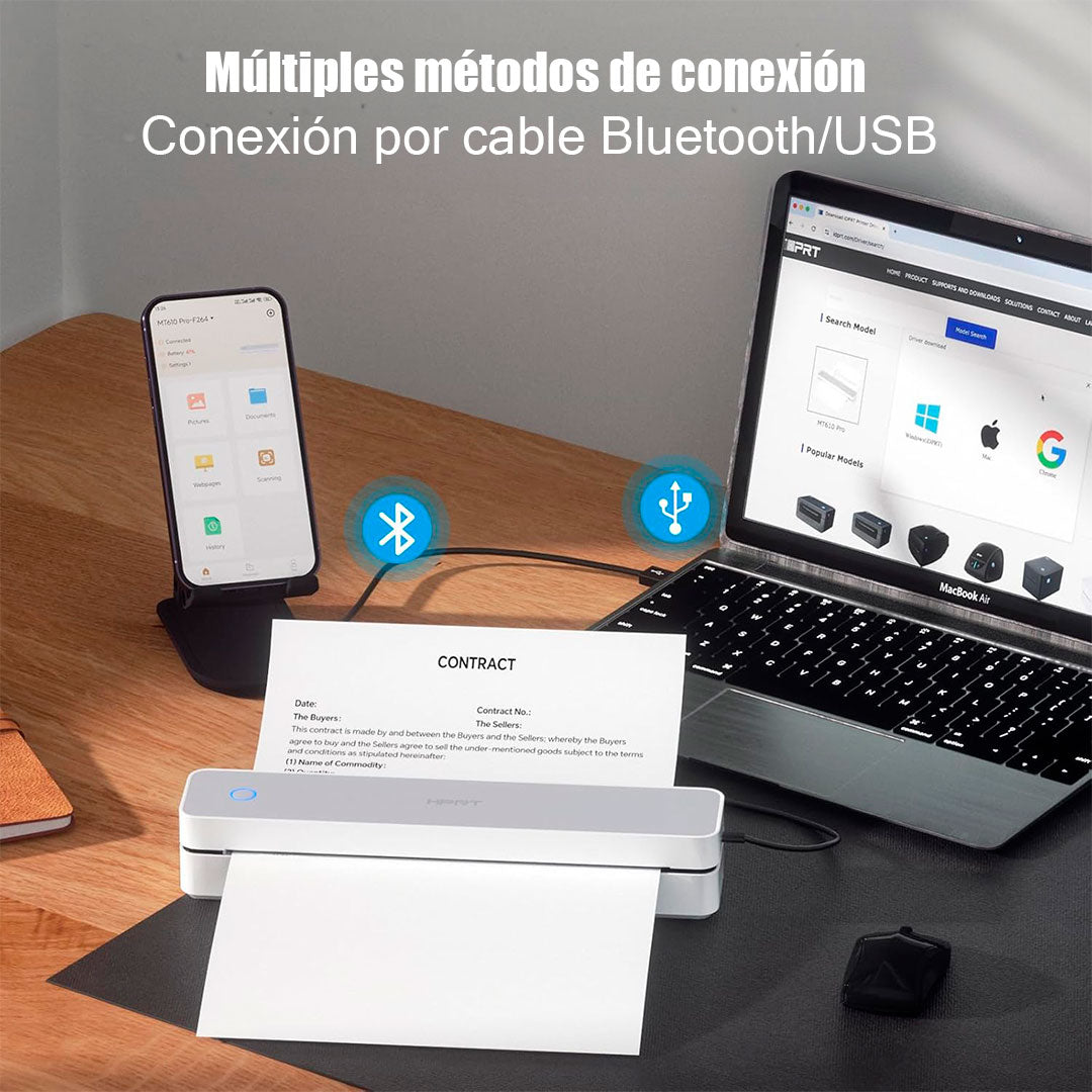 Impresora Térmica Portátil: Imprime en cualquier lugar, en cualquier momento📋✨