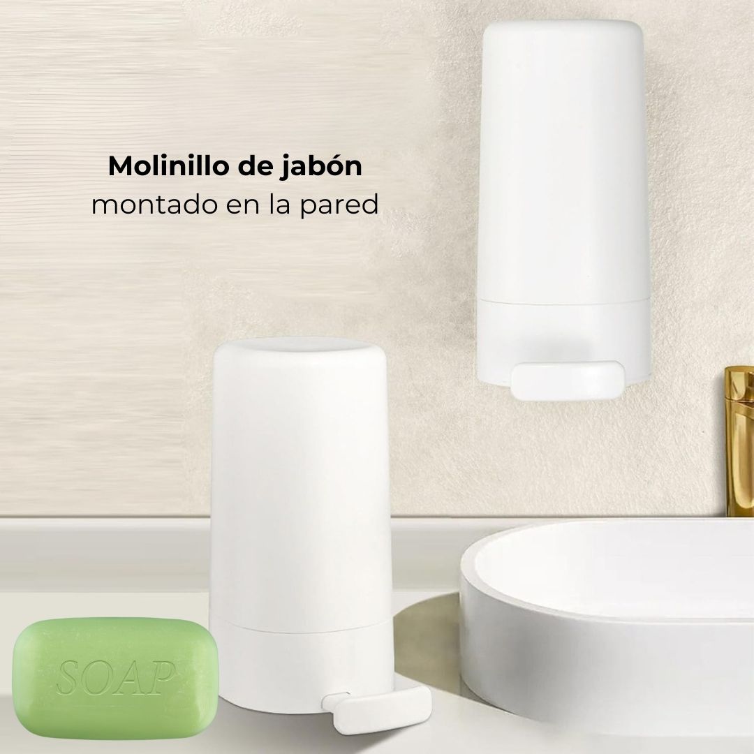 Molinillo de jabón montado en la pared