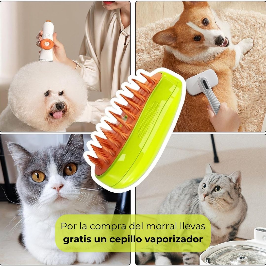 Morral cargador + Regalo cepillo vaporizador para mascotas