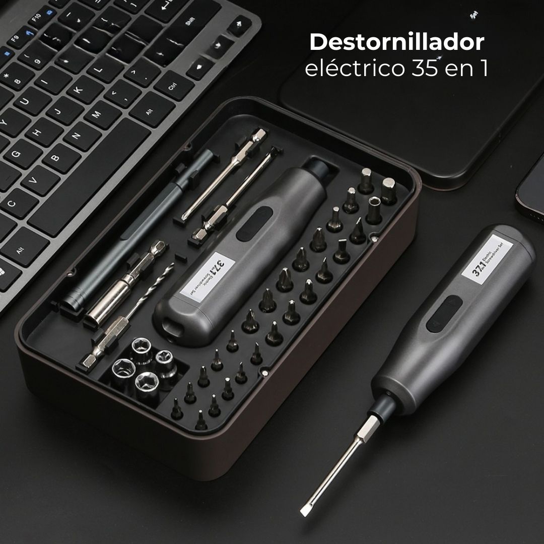 Destornillador eléctrico 35 en 1