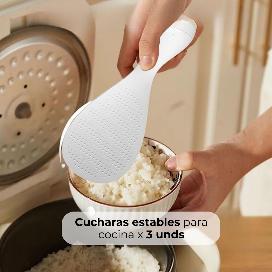 Cucharas estables para cocina x 3 unds
