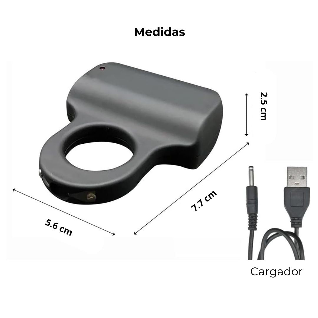 Sting ring taser portátil para defensa personal
