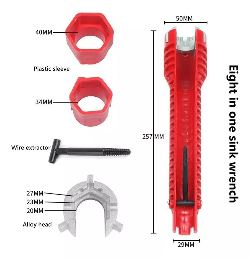Llave 8 En 1 Multifuncion Para Griferia