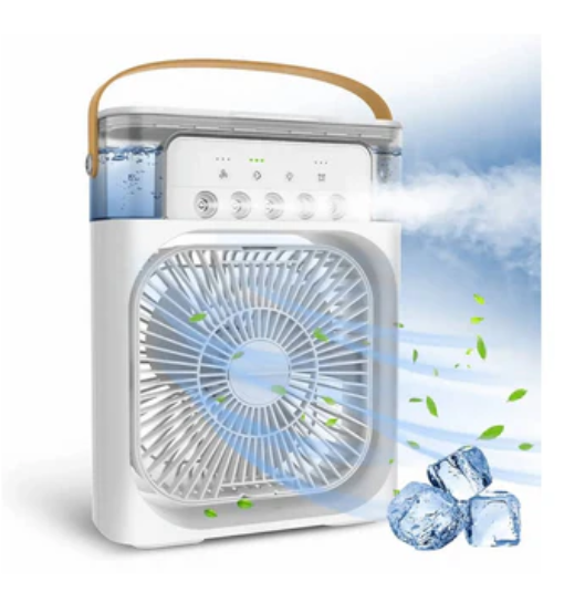 Ventilador Con Humidificador 3 En 1