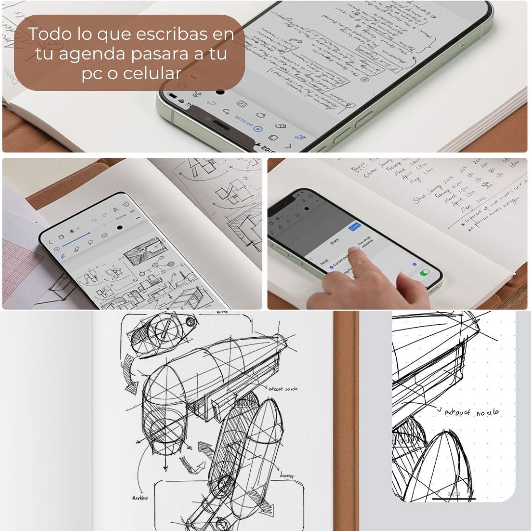 Huion note X10 smart digital con bolígrafo