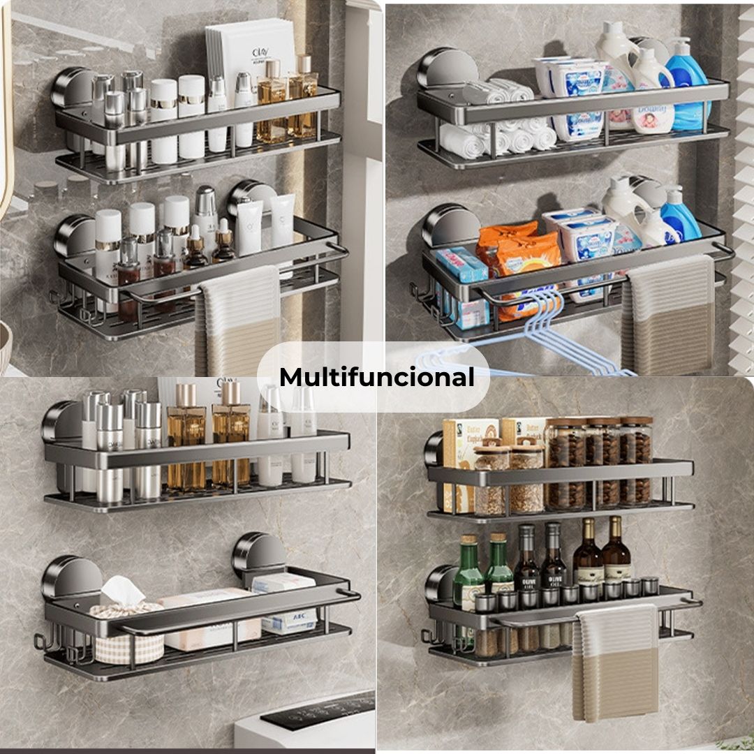 Estante de almacenamiento multifuncional