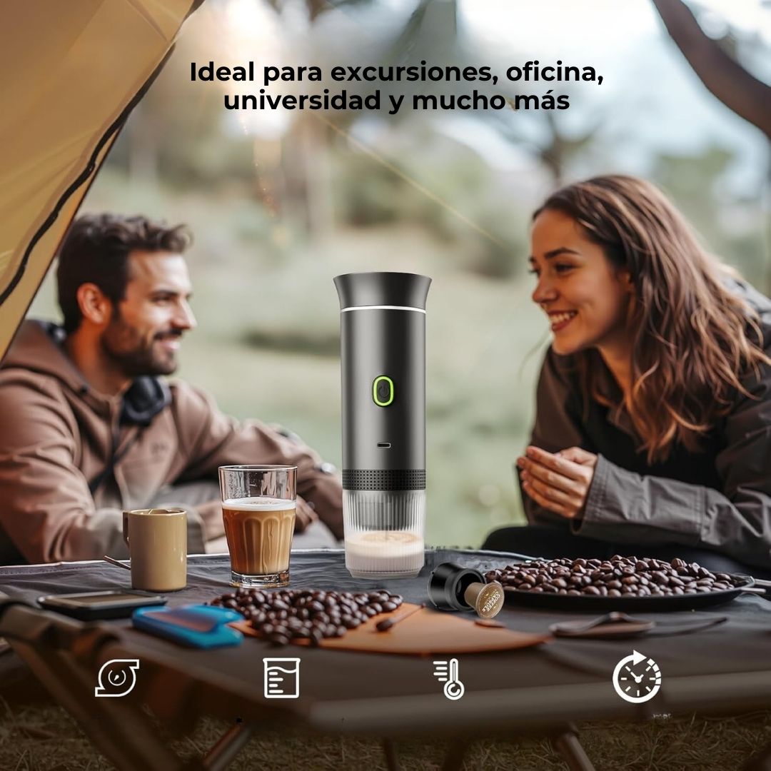 Cafetera expresso portable 3 en 1