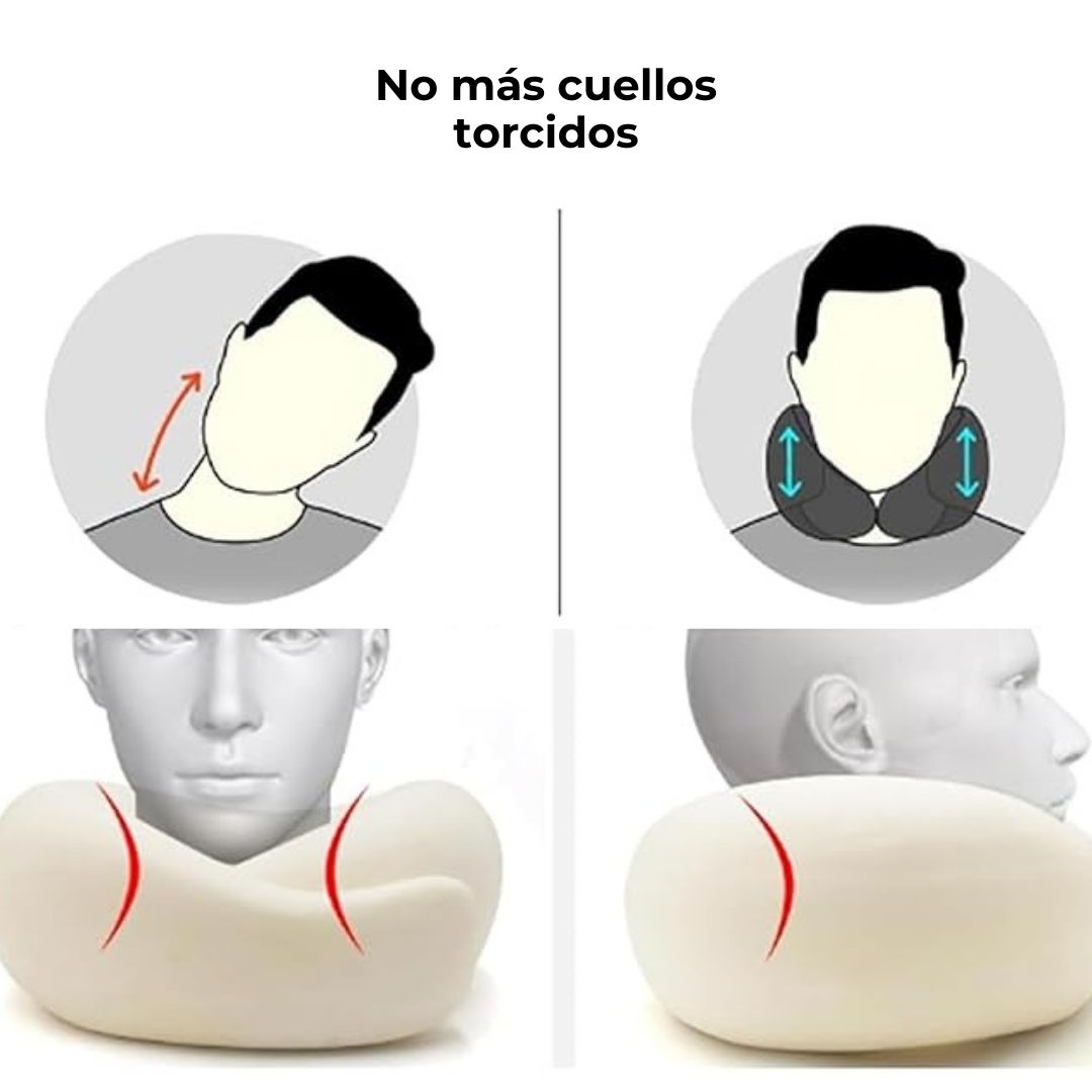 Neck long cojín de viaje