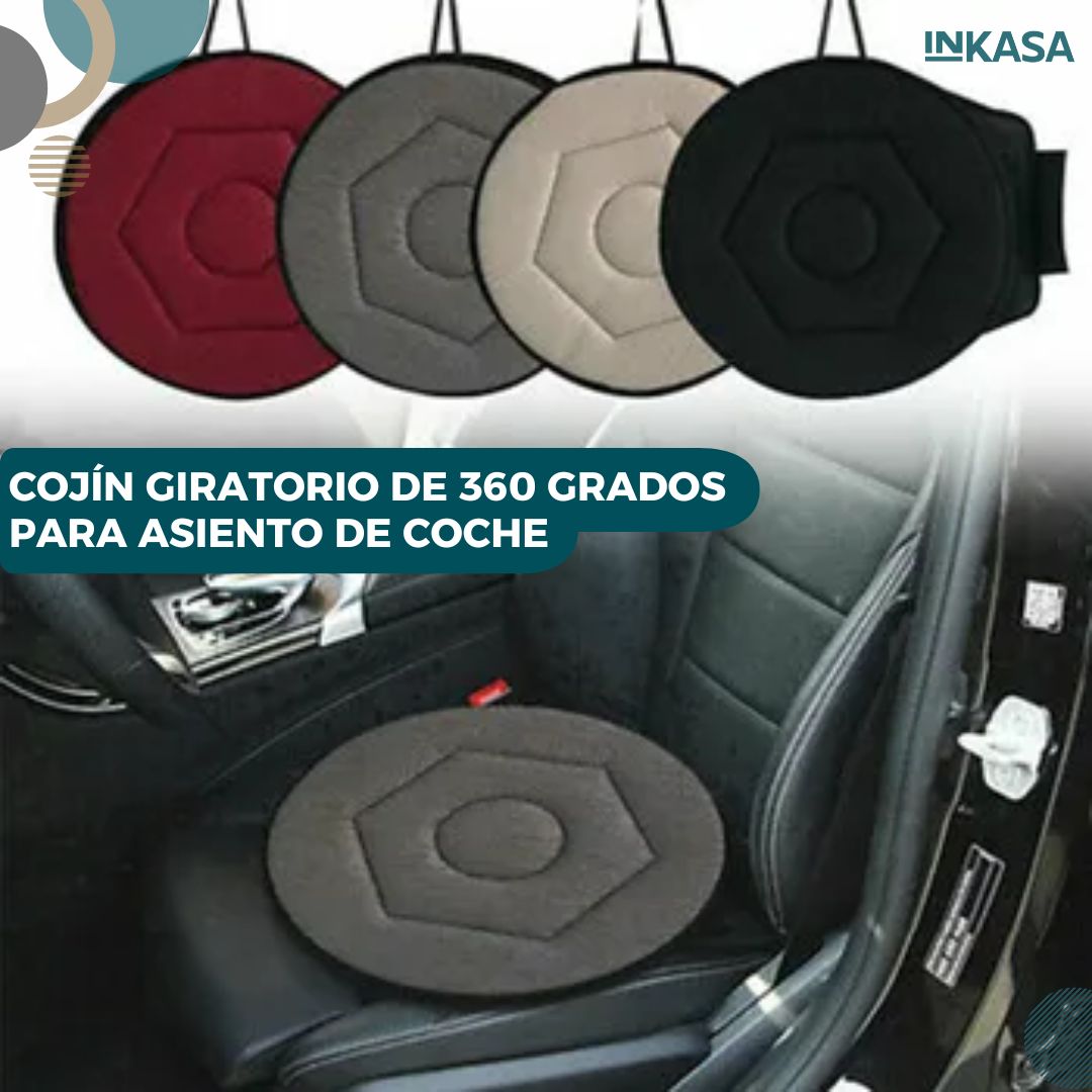 Cojín giratorio de 360 grados para asiento de coche
