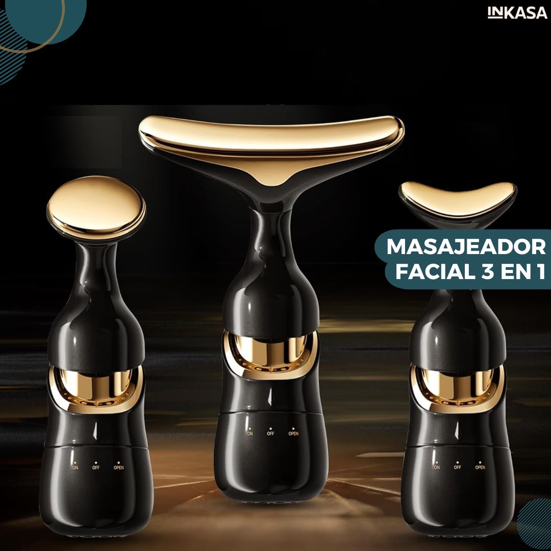 Masajeador facial 3 en 1