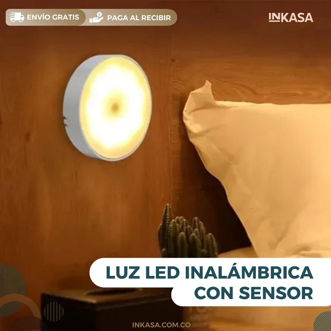 Luz Led Inalámbrica Con Sensor