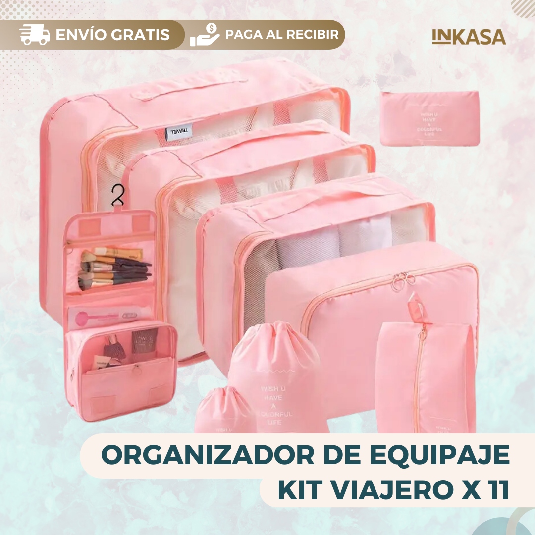 Organizador De Equipaje Kit Viajero X 11
