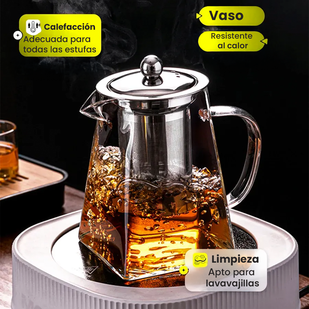 Tetera Cuadrada Deluxe – Té a Otro Nivel, desde la Primera Taza🍵