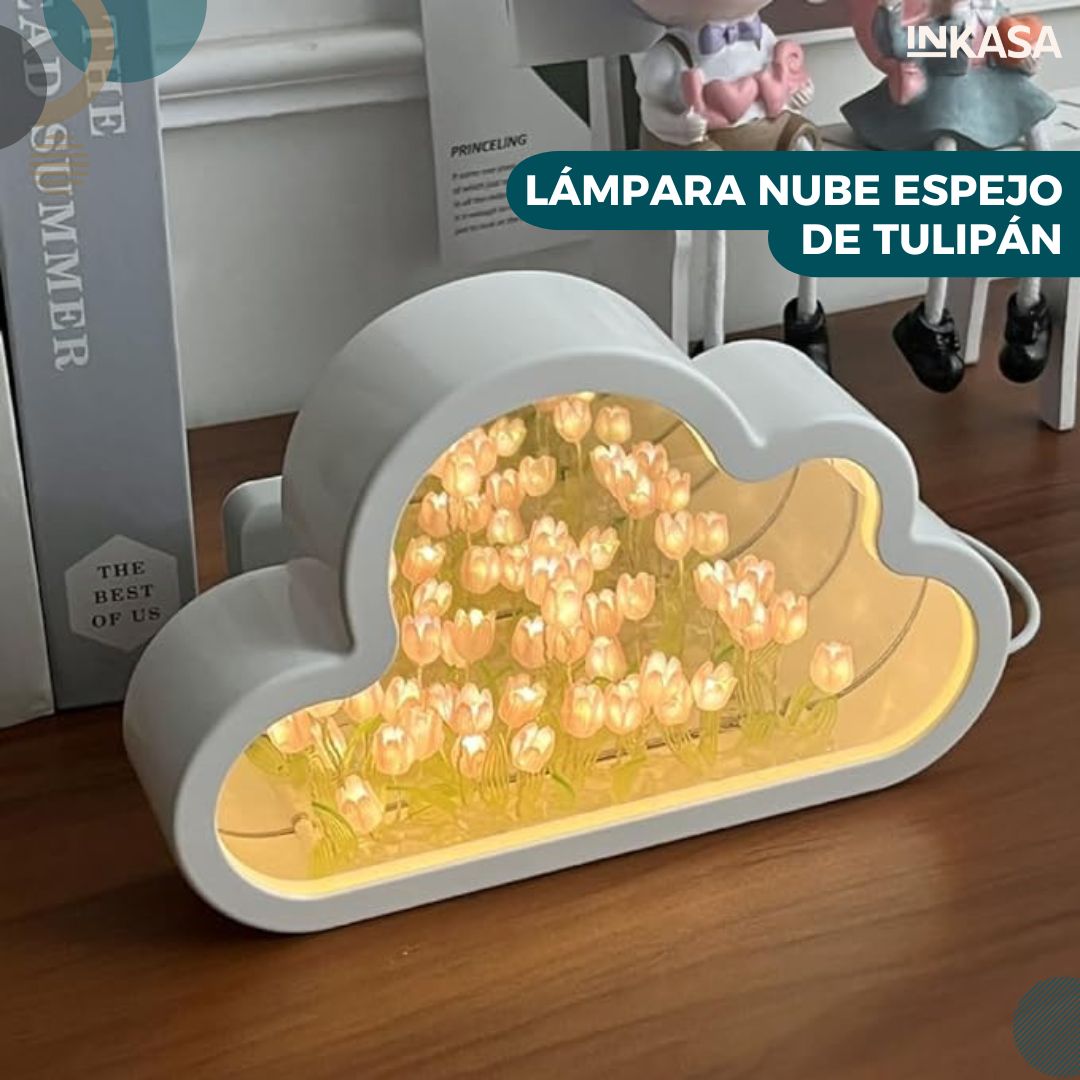 Lámpara nube espejo de Tulipán