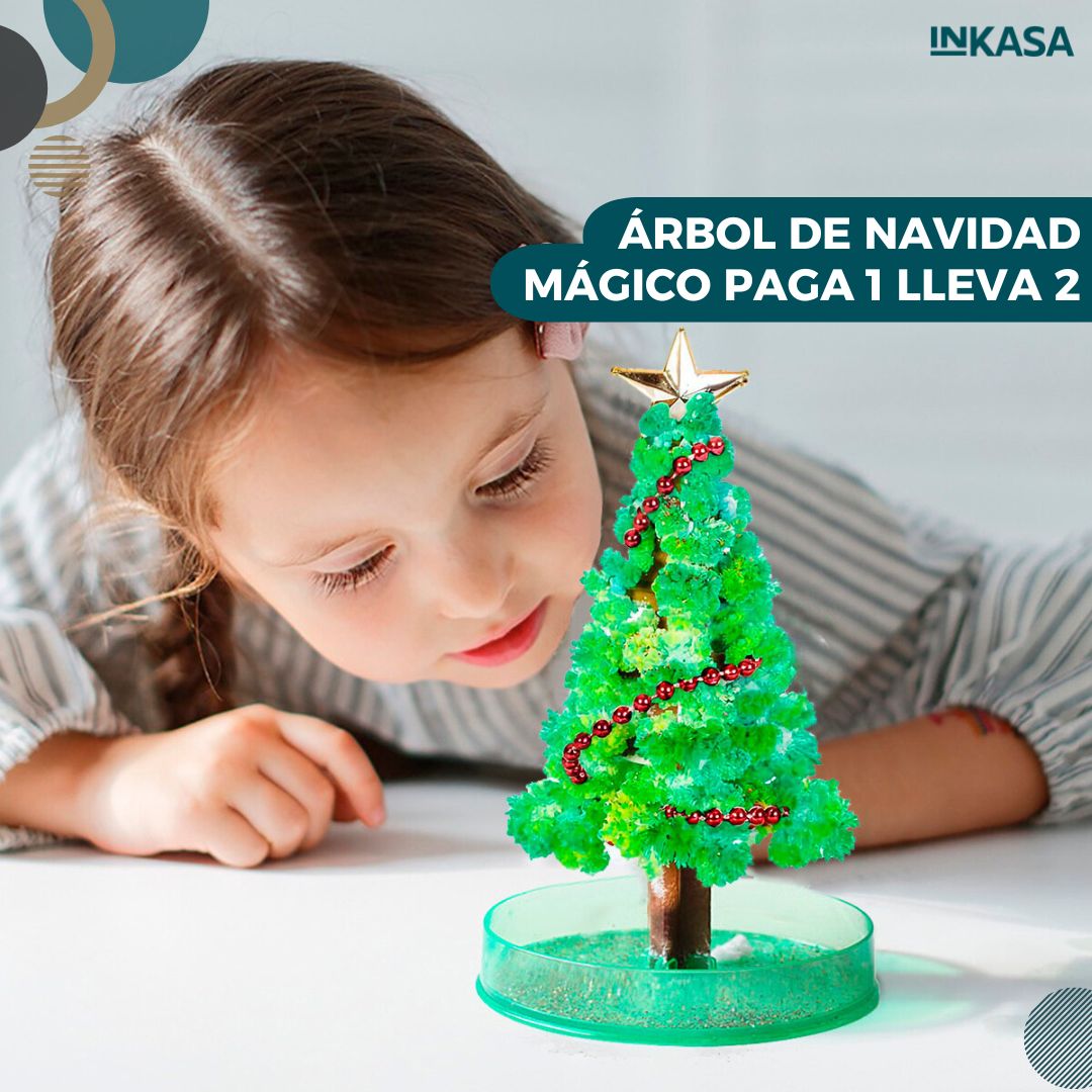 Árbol de navidad mágico paga 1 lleva 2