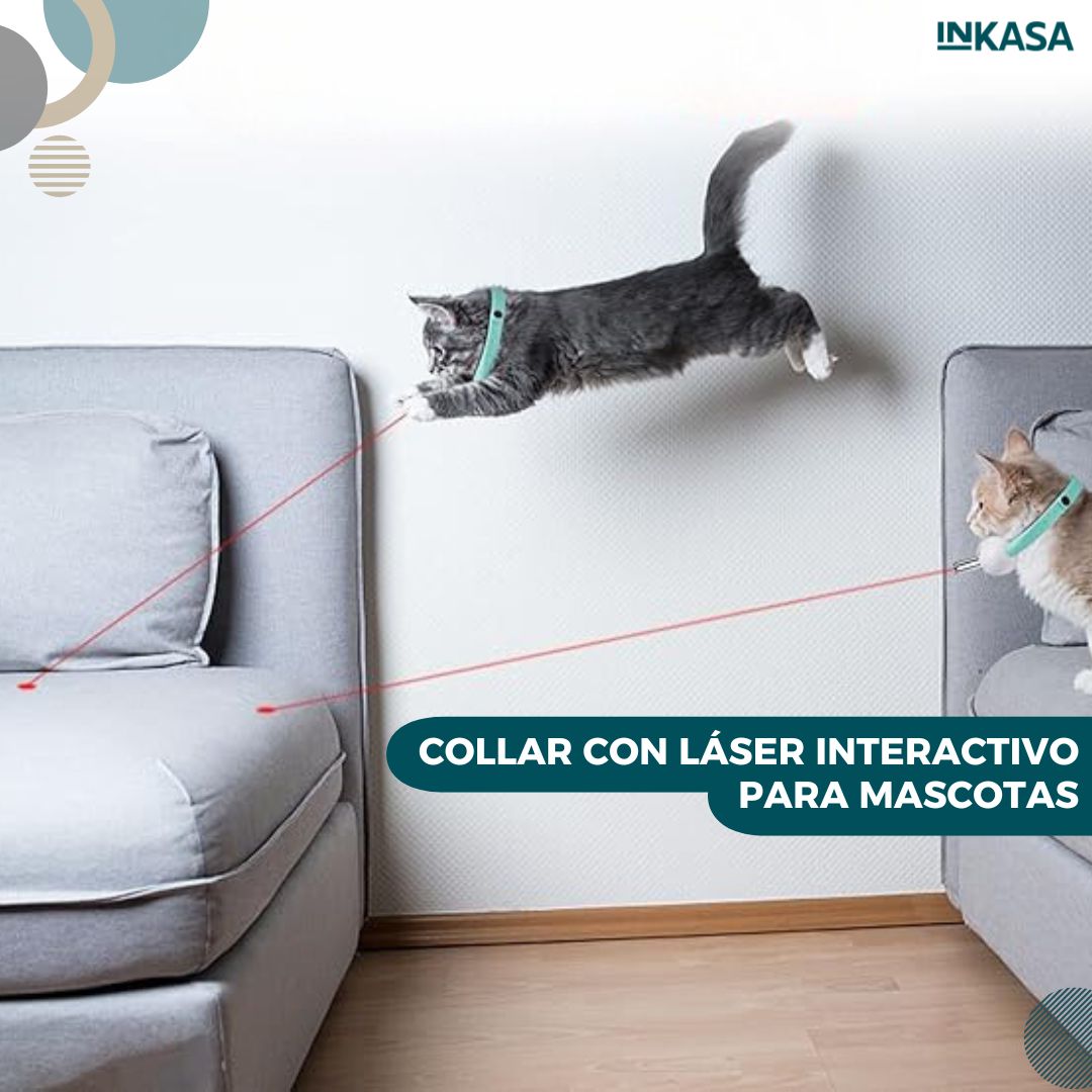 Collar con láser interactivo para mascotas
