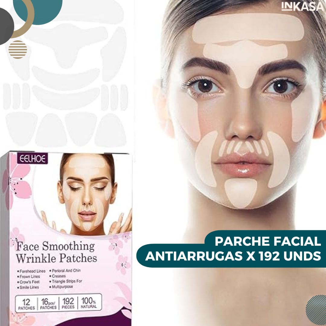 Parche facial antiarrugas x 192 unds