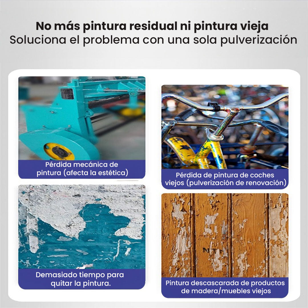 Removedor de Pintura en Spray – Eliminación sin esfuerzo y sin dañar la superficie🧰😎