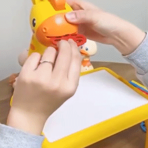 Mesa de dibujo para niños con proyector