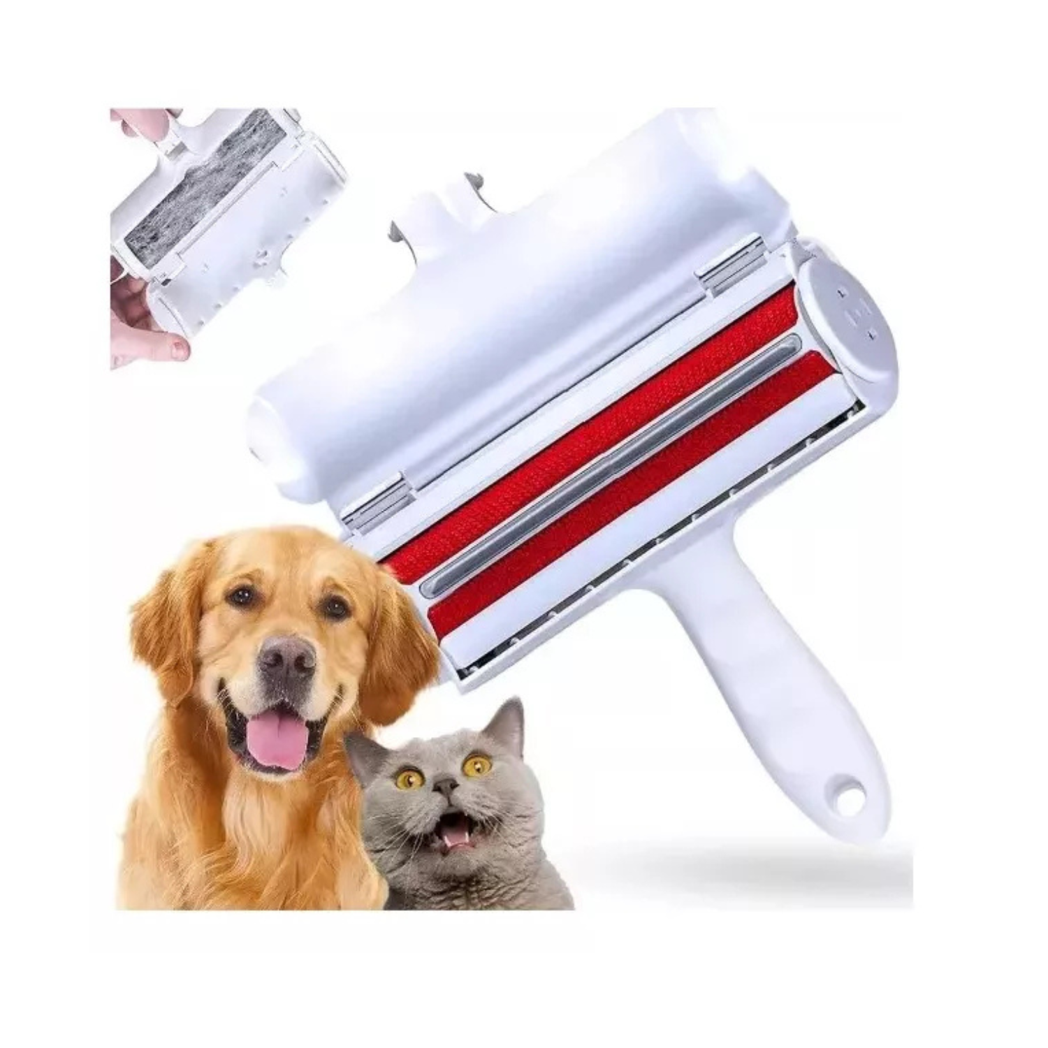 Rodillo Quita Pelusa Pelo Removedor Mascota Alfombra