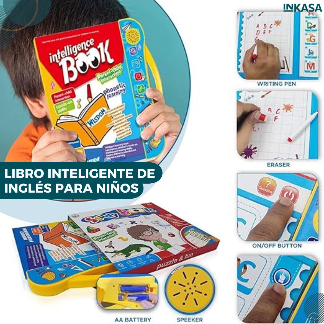 Libro inteligente de inglés para niños
