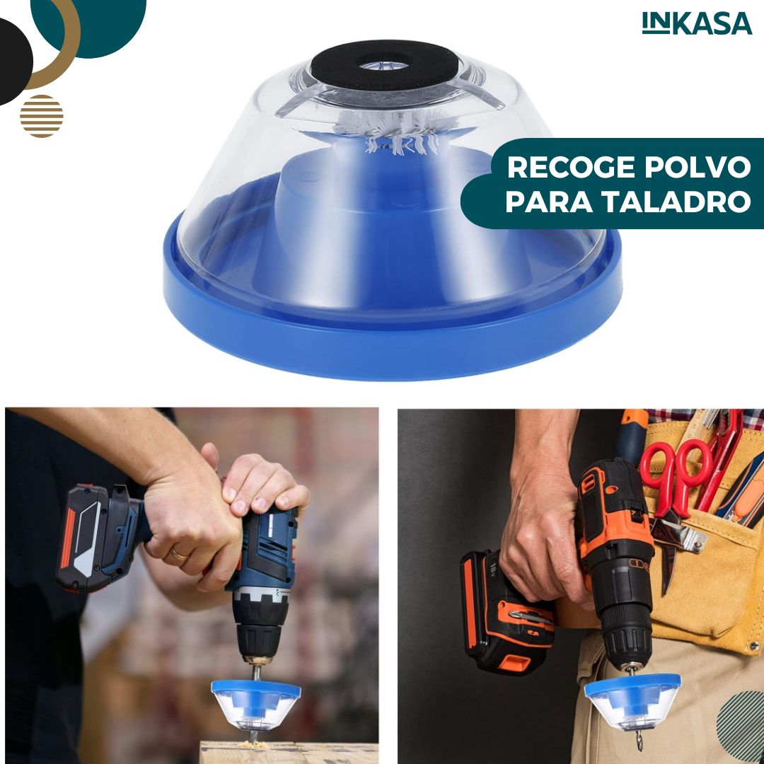Recoge polvo para taladro