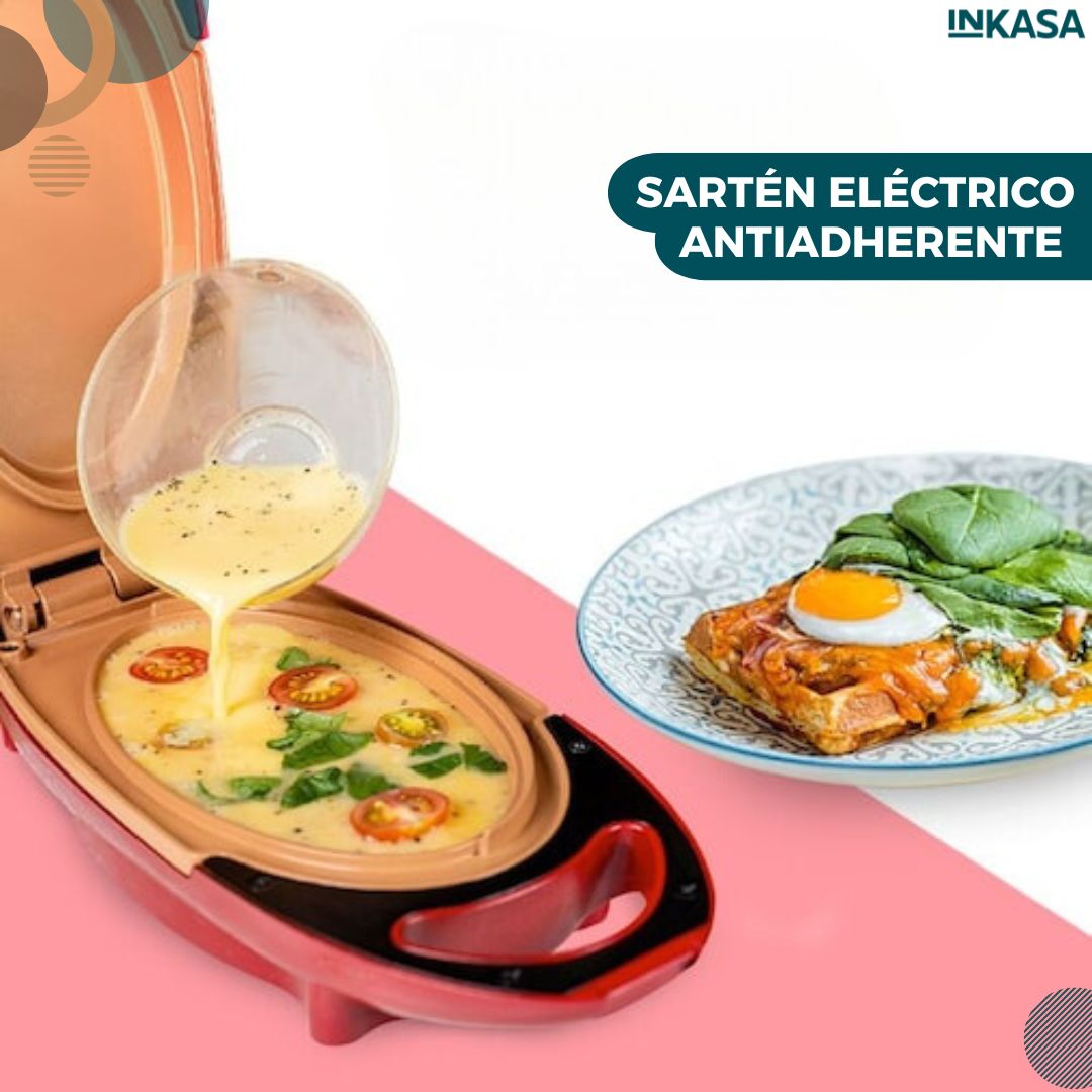 Sartén eléctrico antiadherente