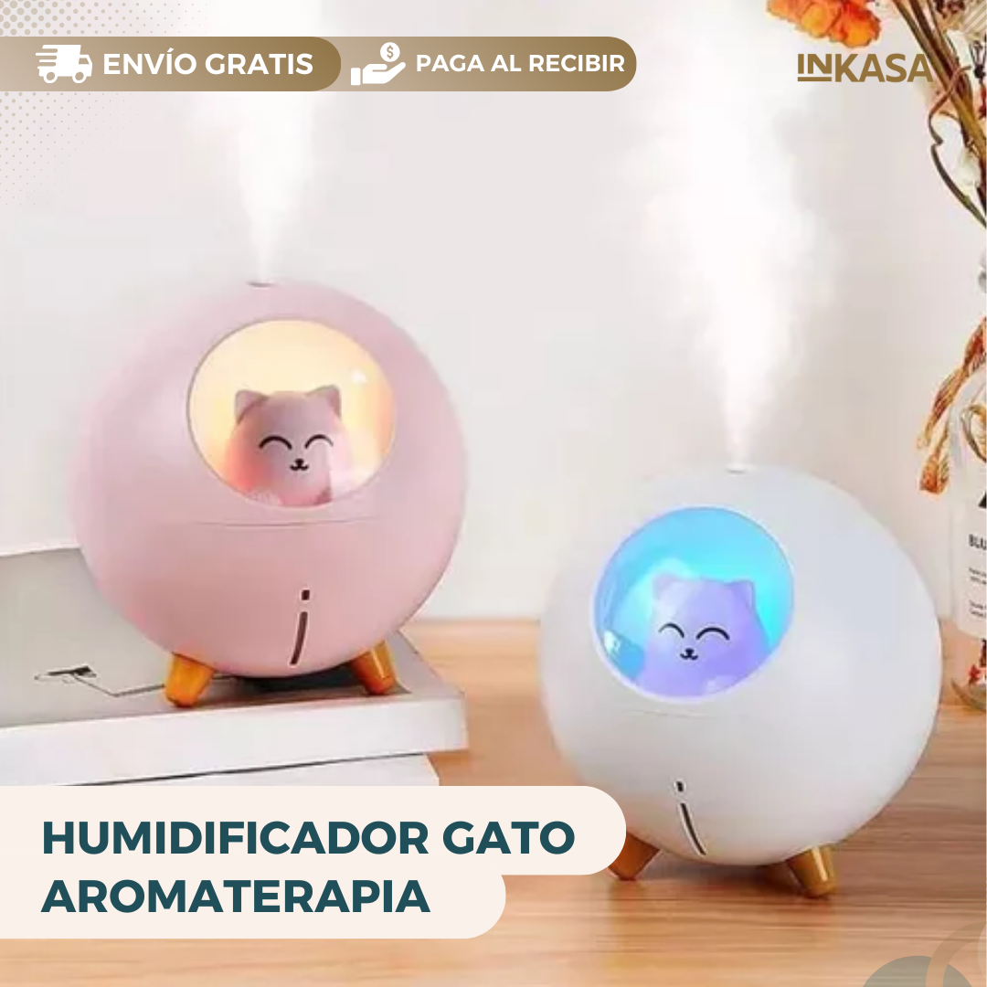 Humidificador bola de gato aromaterapia