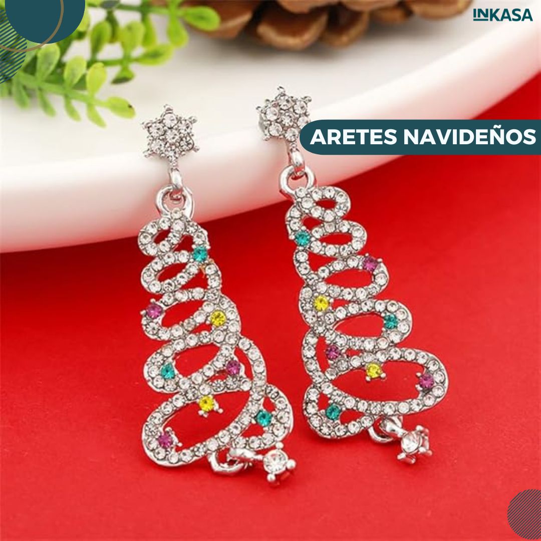 Aretes navideños