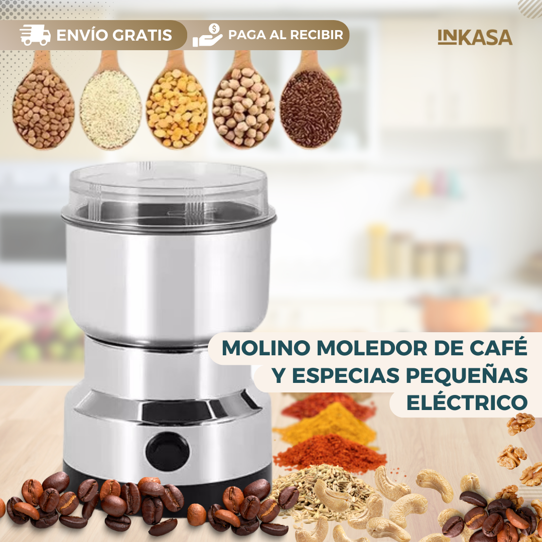 Molino Moledor De Café Y Especias Pequeñas Eléctrico