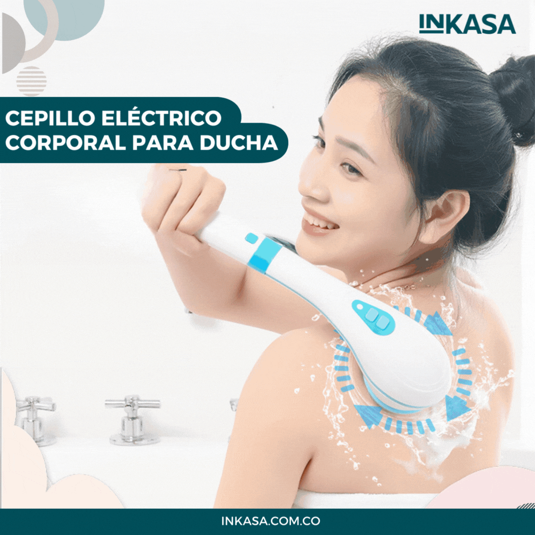 Cepillo eléctrico corporal para ducha