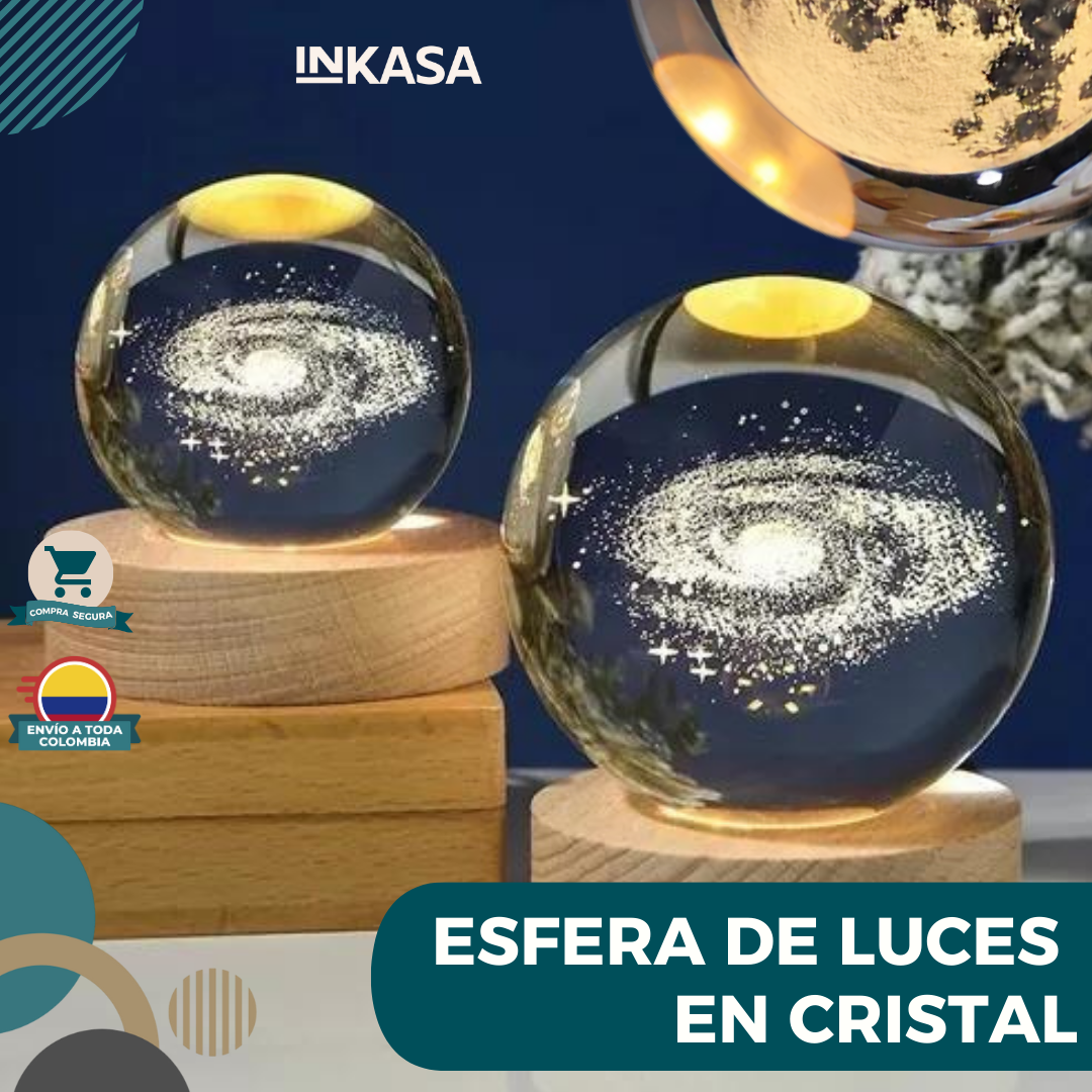 Esfera De Luces En Cristal