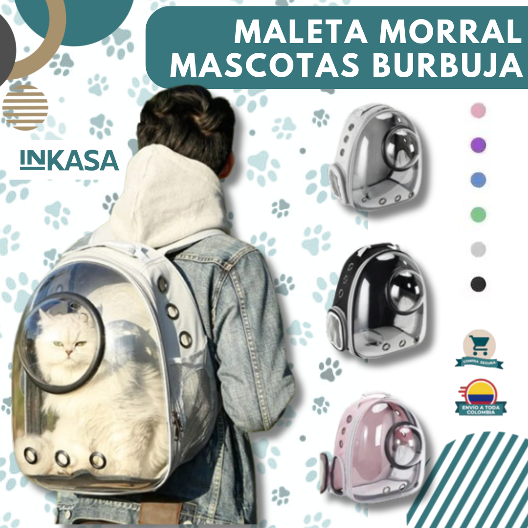 Maleta Morral Mascotas Burbuja