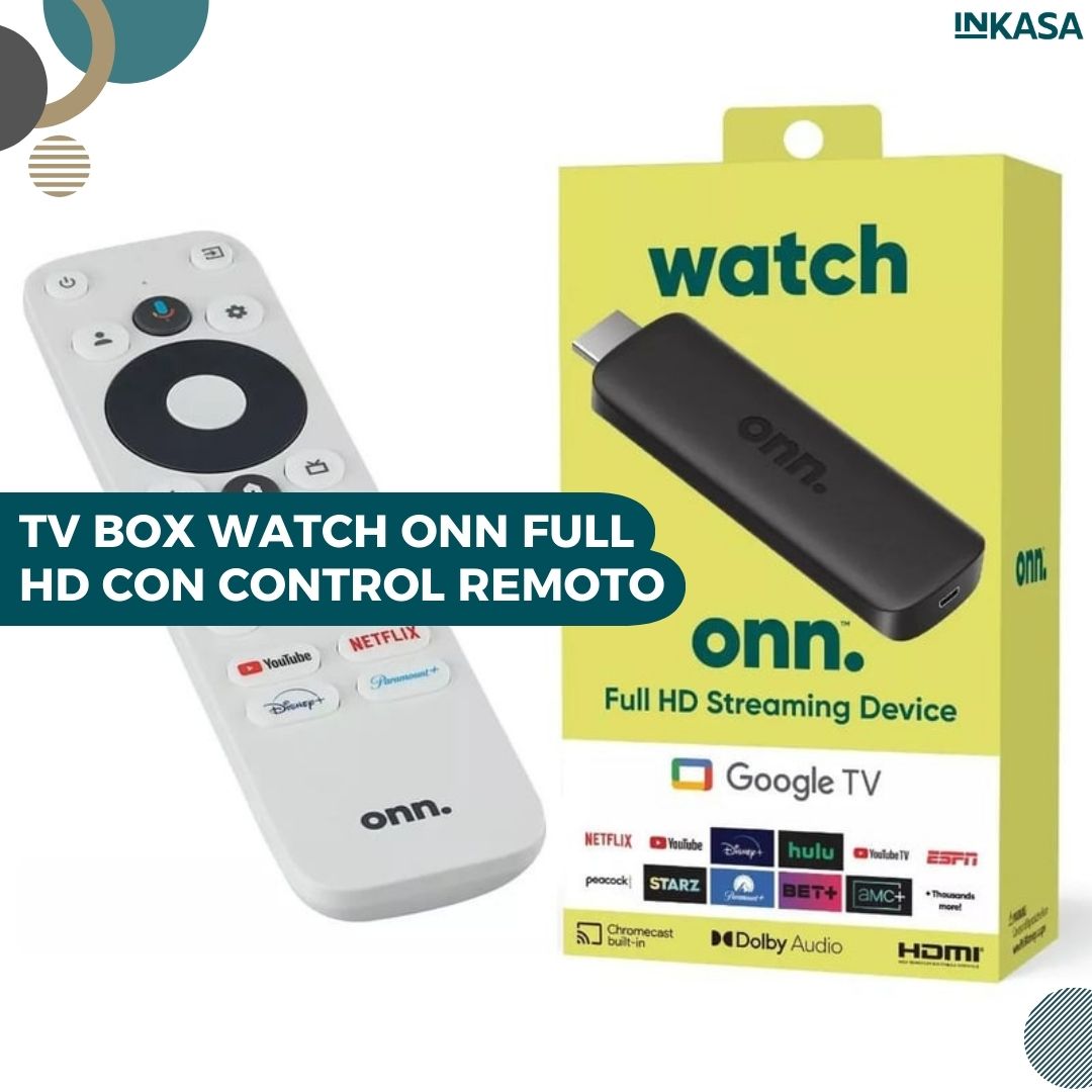 Tv box Watch Onn full HD con control remoto
