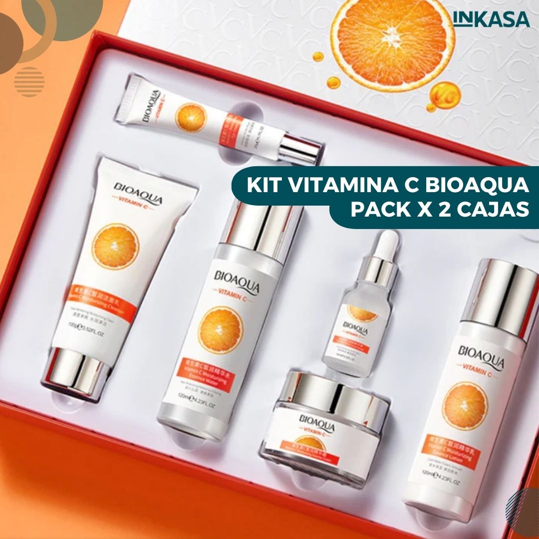 Kit vitamina C Bioaqua Pack x 2 cajas