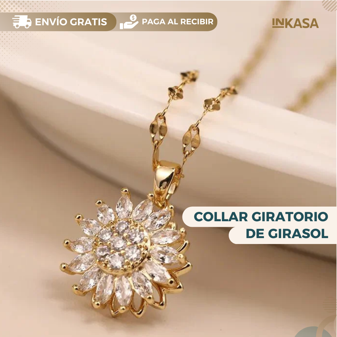 Collar Giratorio de Girasol