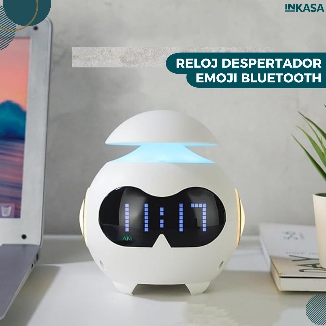 Reloj despertador emoji Bluetooth