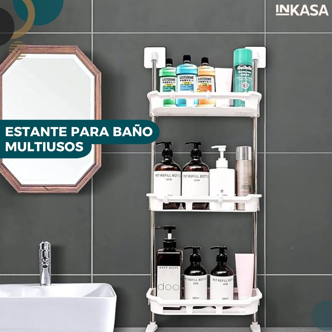 Estante para baño multiusos