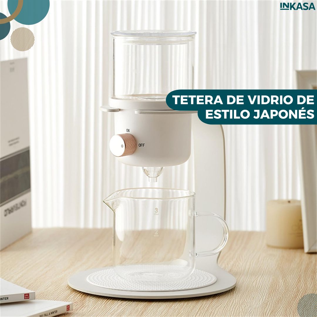 Tetera de vidrio de estilo japonés