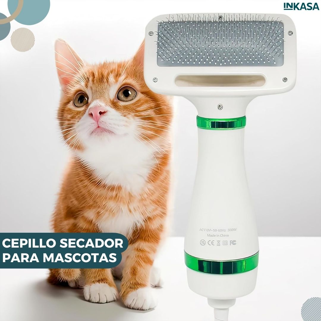 Cepillo secador para mascotas