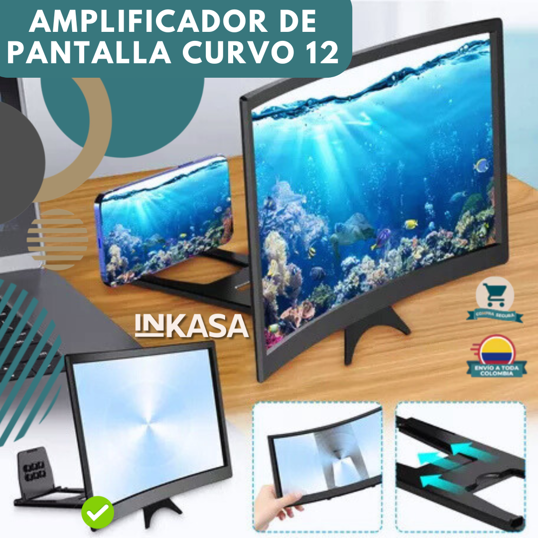 Amplificador De Pantalla Curvo 12