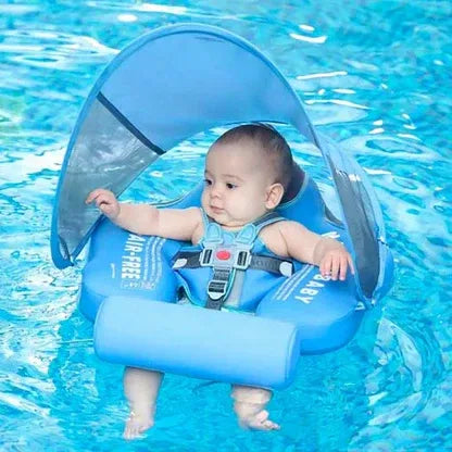Flotador con carpa👶💦 NO NECESITA INFLAR Y NUNCA SE HUNDE