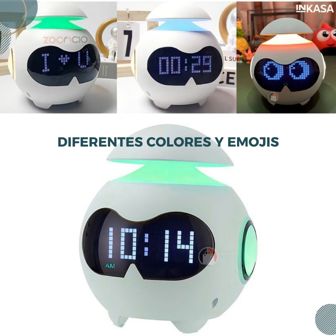 Reloj despertador emoji Bluetooth