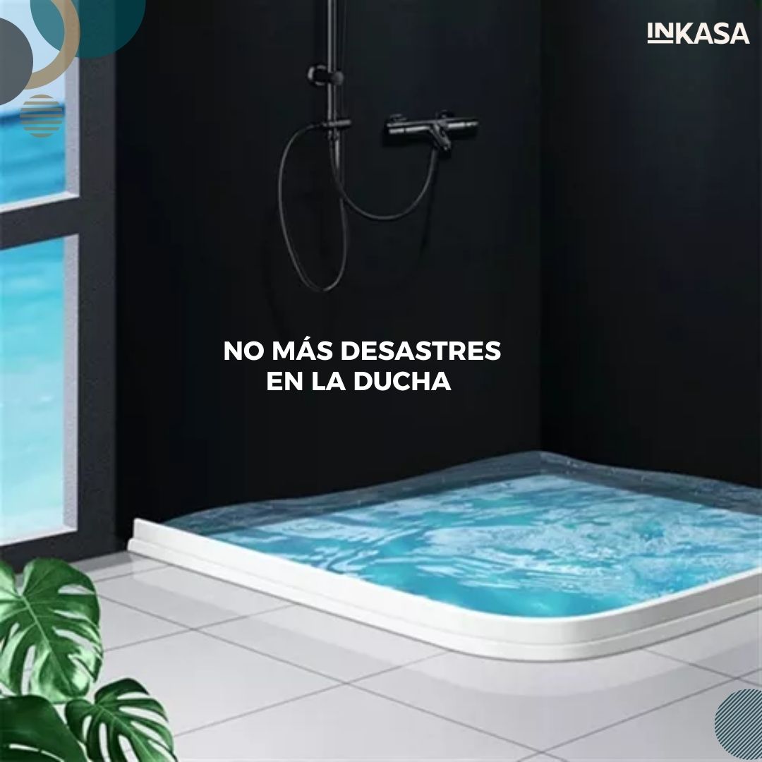 Barrera de silicona impermeable para ducha