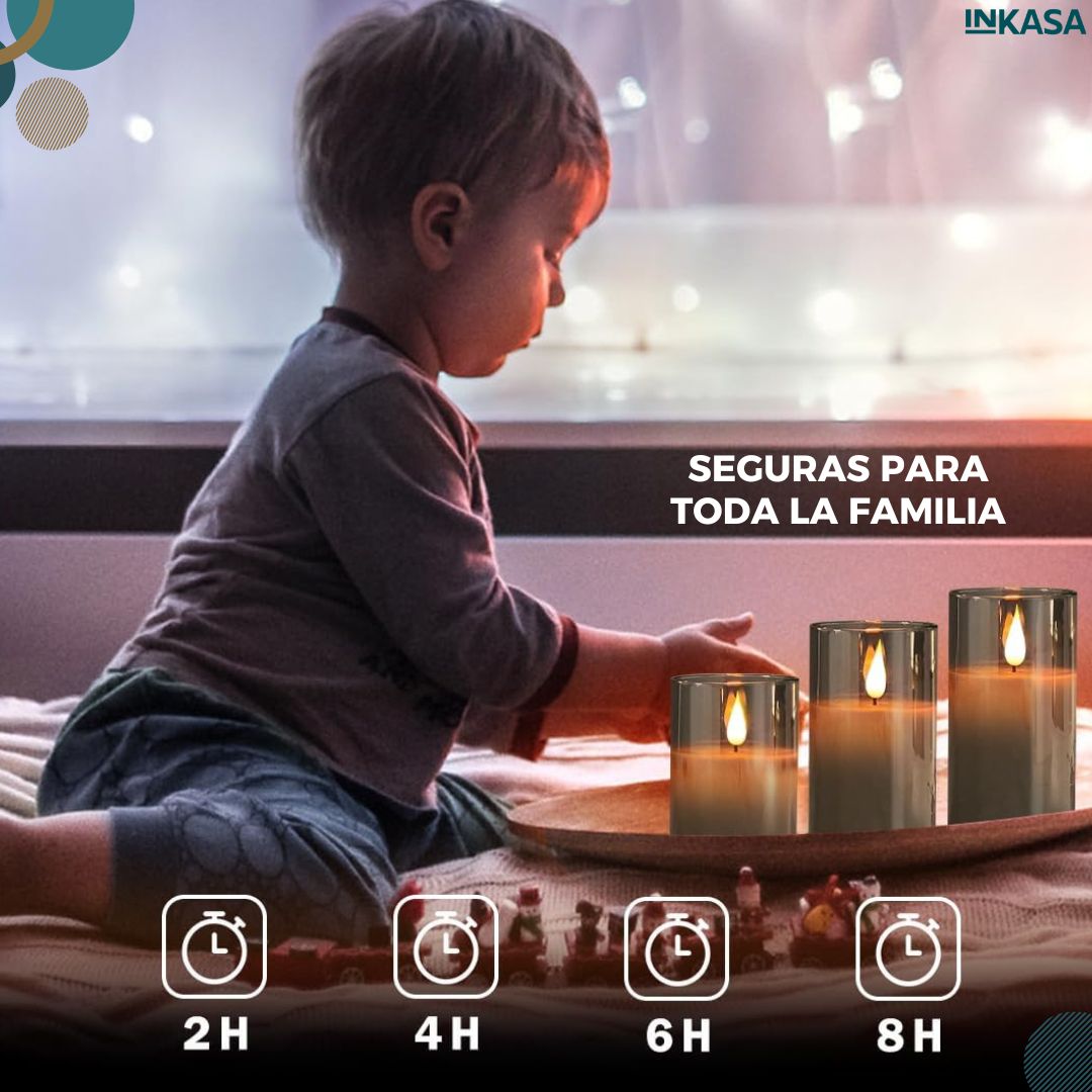 Set de velas Led