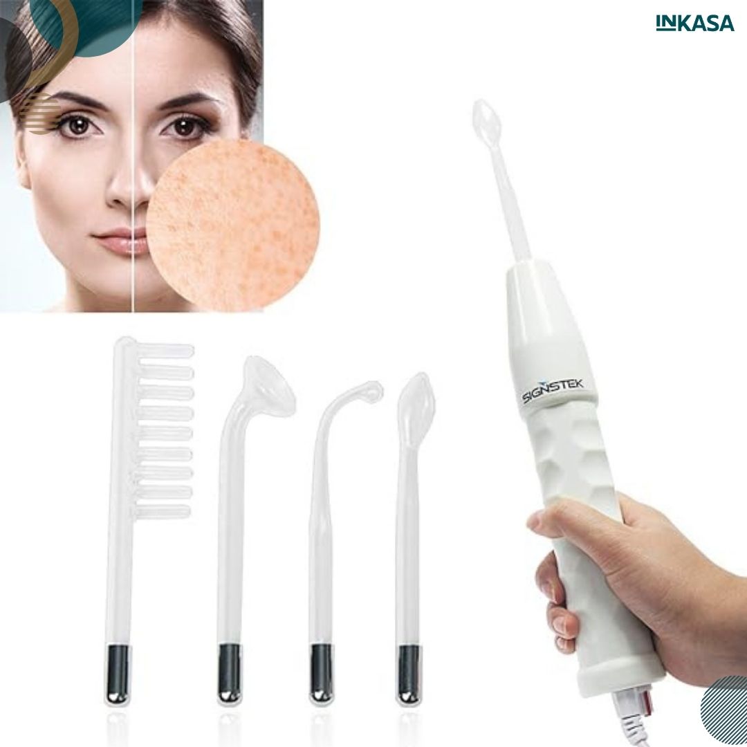Masaje alta Frecuencia facial electrodos