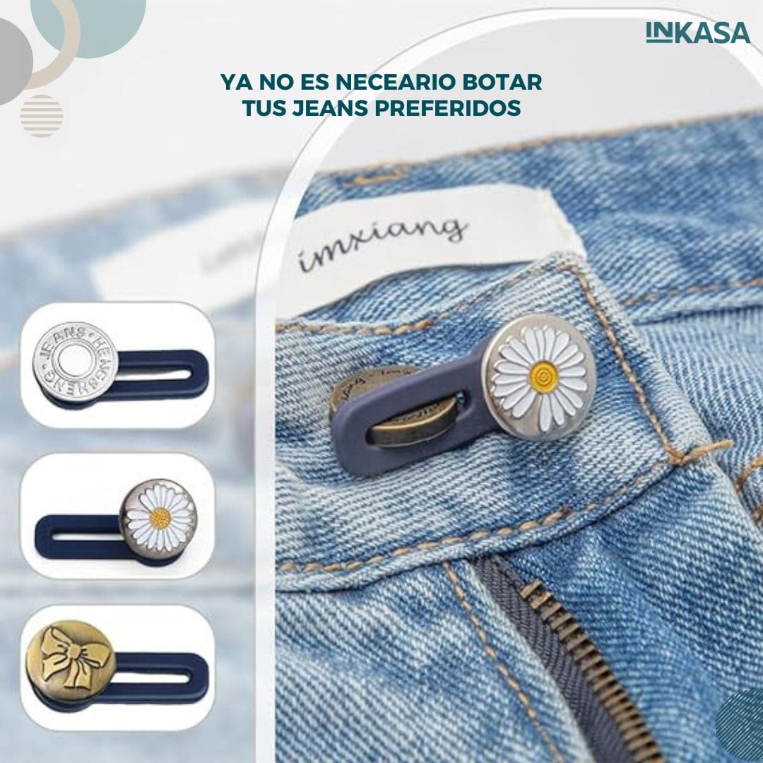 Extensores de Botones x 10 unds
